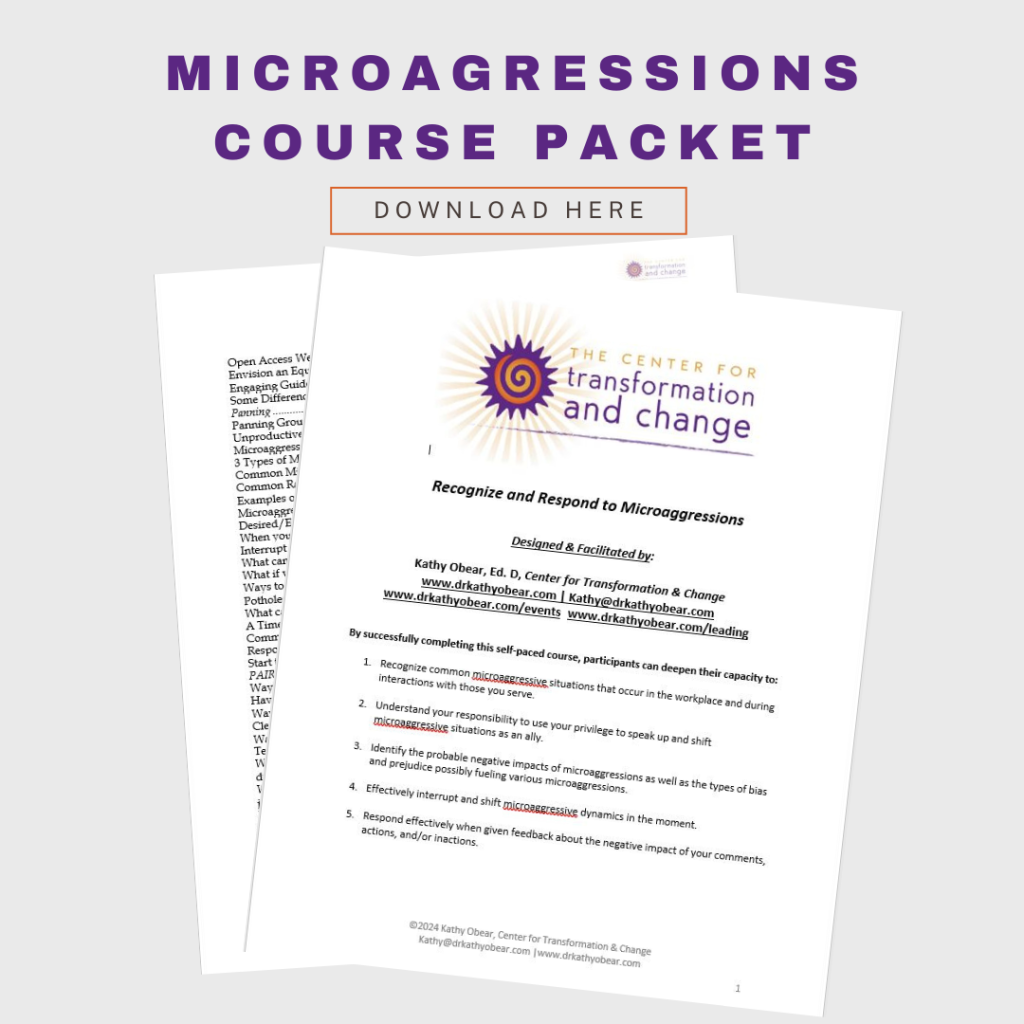 microaggressions packet