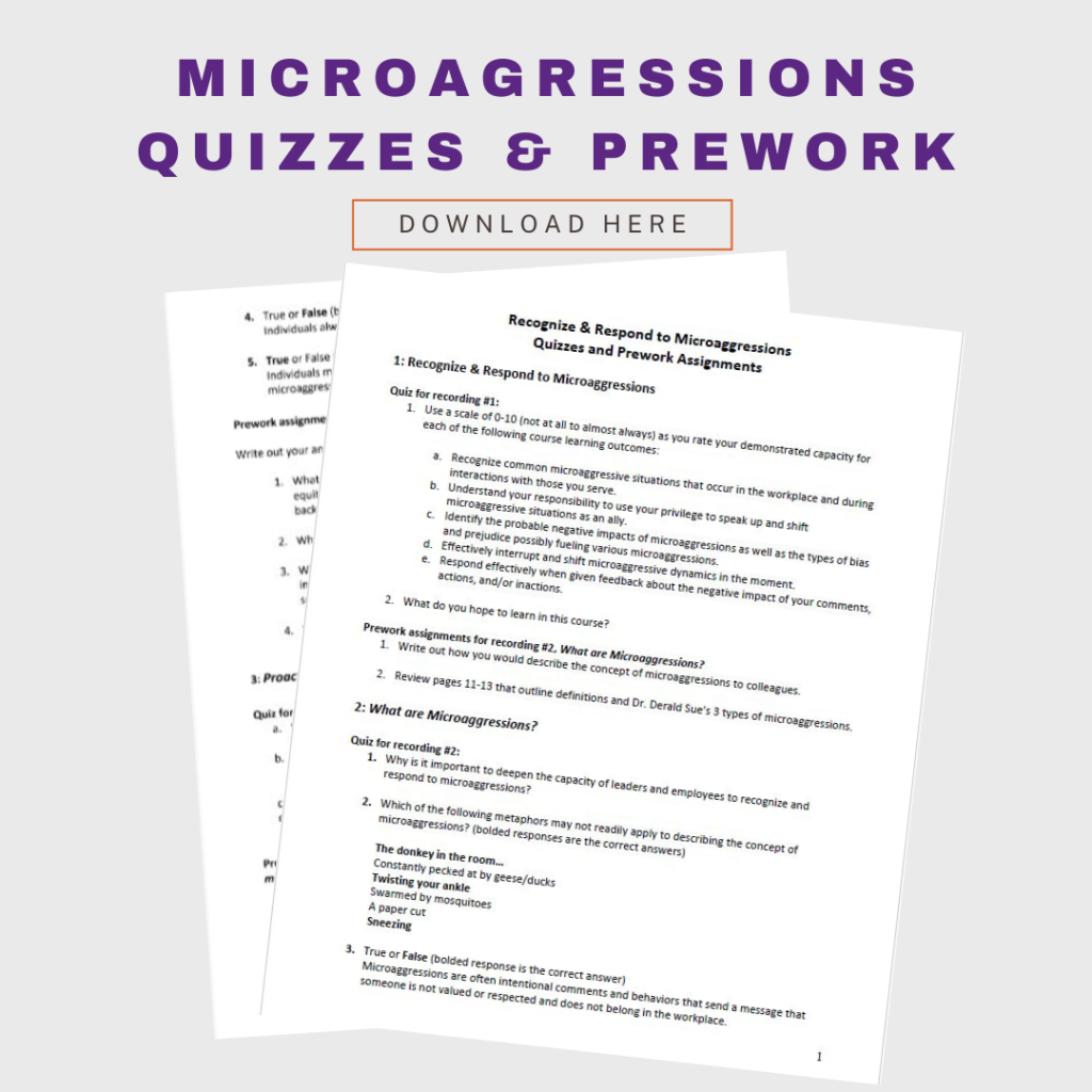 Quizzes & Prework